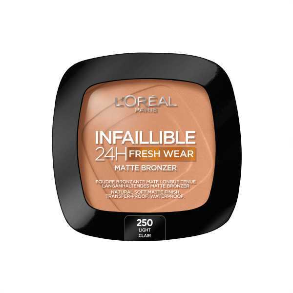 L'oreal Paris Infallible Longwear Matte Bronzer 250 Light GOODS Superdrug   