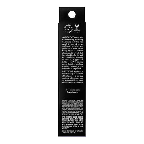 e.l.f. Big Mood Mascara Pitch Black - British product