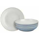 Denby Elements stoneware pasta bowls 22cm set of 4 - British product