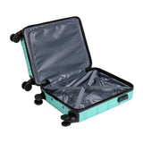 Rock Lisbon hard shell cabin case turquoise small - British product