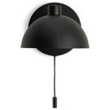 Habitat Mushroom steel wall light in black - British product