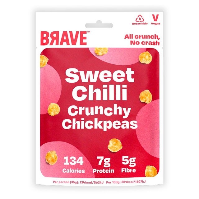 BRAVE Roasted Chickpeas Sweet Chilli   35g GOODS M&S   