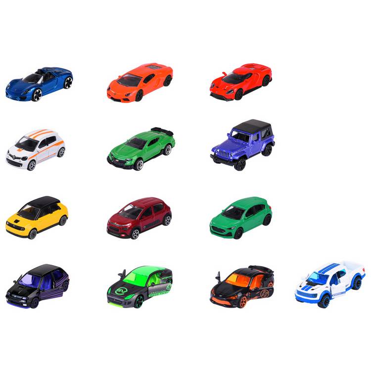 Majorette toy car giftpack with 10 models, imported from the UK