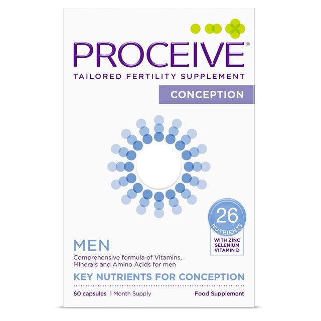 Proceive Men's Fertility Supplement Conception Capsules    60 per pack GOODS M&S   