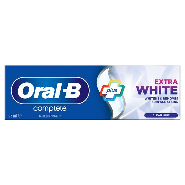 Oral-B Complete Plus Extra White Cool Mint Toothpaste   75ml GOODS M&S   