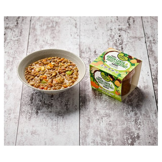 Easy Bean Green Lentil & Sweet Chestnut Ragout    320g GOODS M&S   