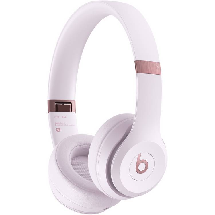 Beats Solo 4 on-ear wireless headphones Cloud Pink, imported from the UK