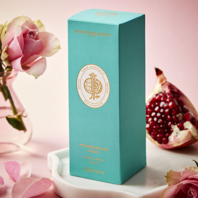 Fortnum's Pomegranate Rose hand and body wash 250ml - British product