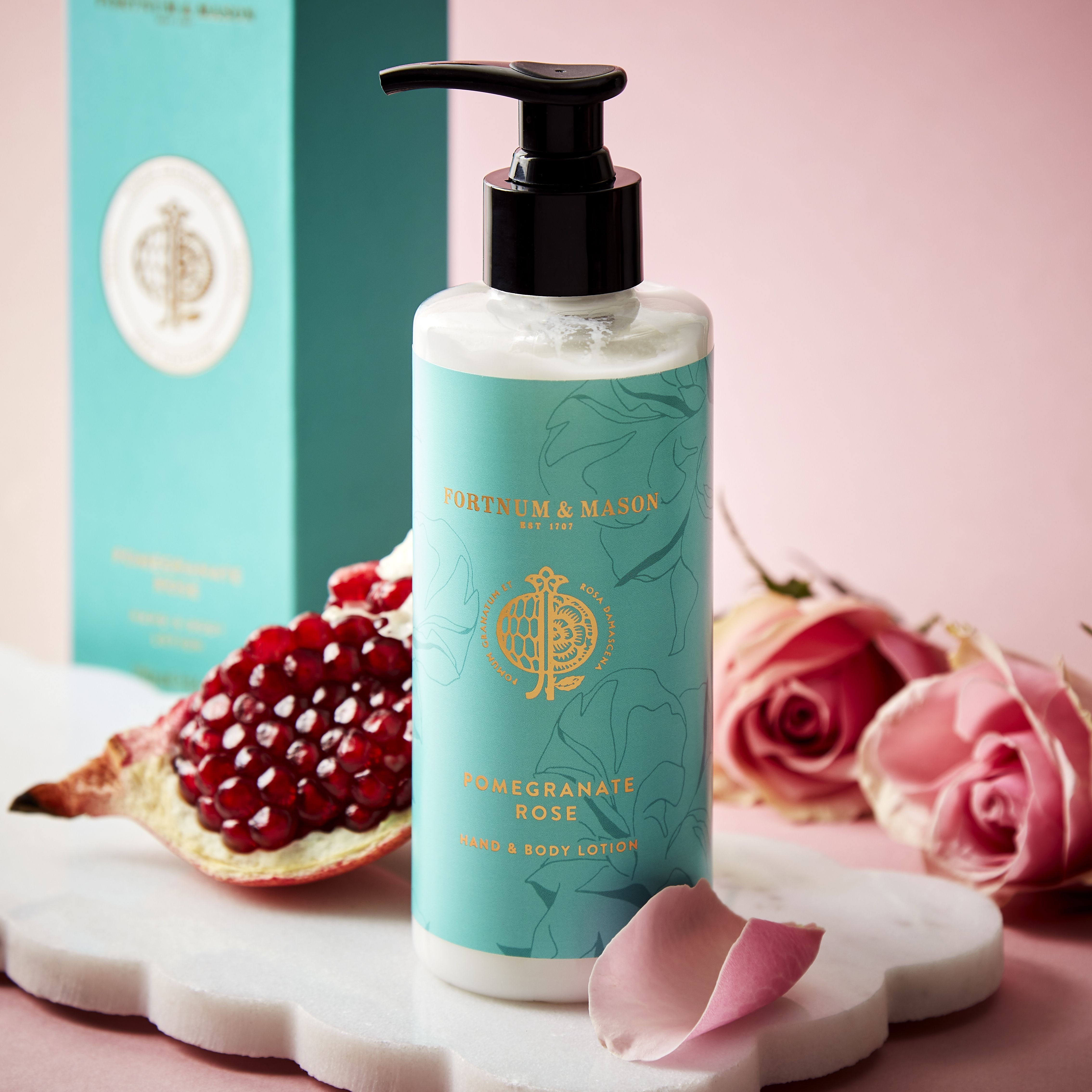 Fortnum's Pomegranate Rose hand and body lotion 250ml - British product