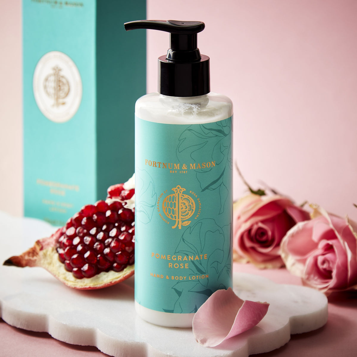 Fortnum's Pomegranate Rose hand and body lotion 250ml - British product
