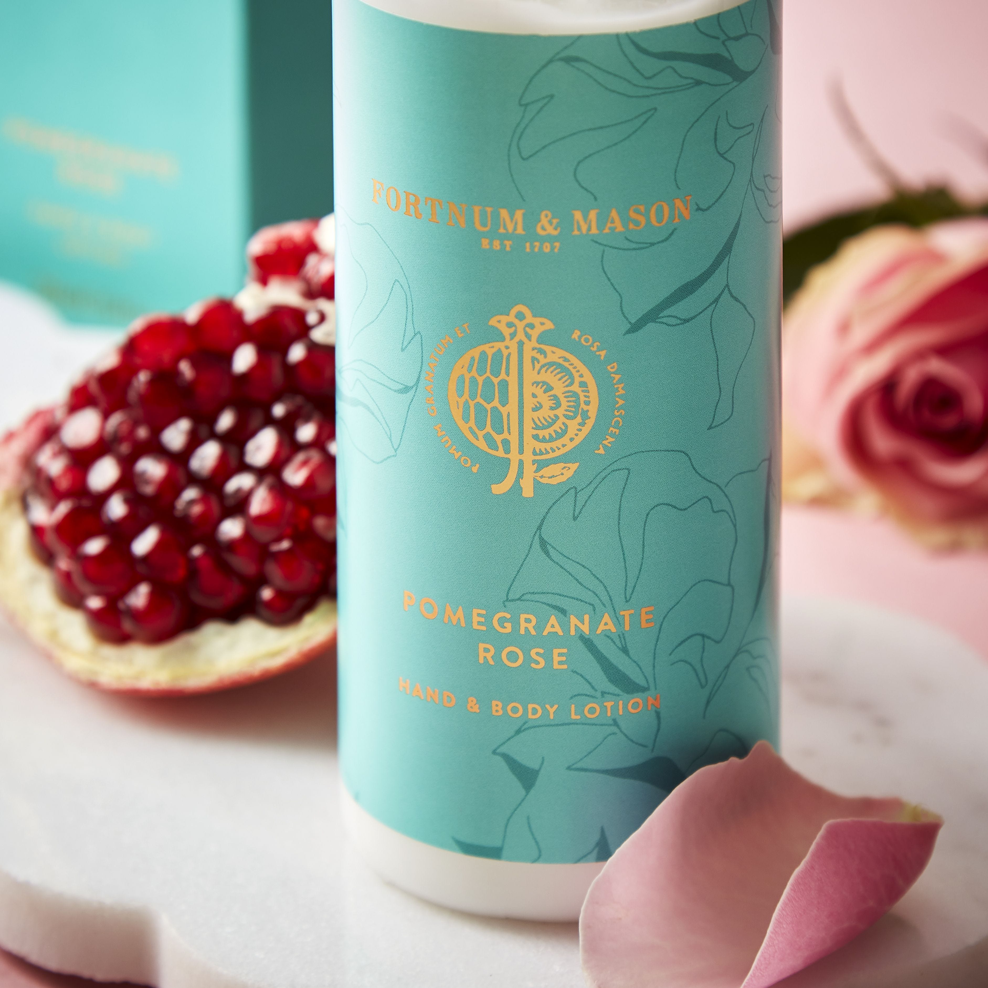 Fortnum's Pomegranate Rose hand and body lotion 250ml - British product