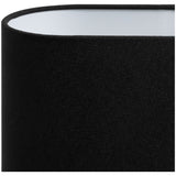 Argos Home Wishbone 37cm Ceramic Table Lamp - Black