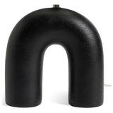 Argos Home Wishbone 37cm Ceramic Table Lamp - Black