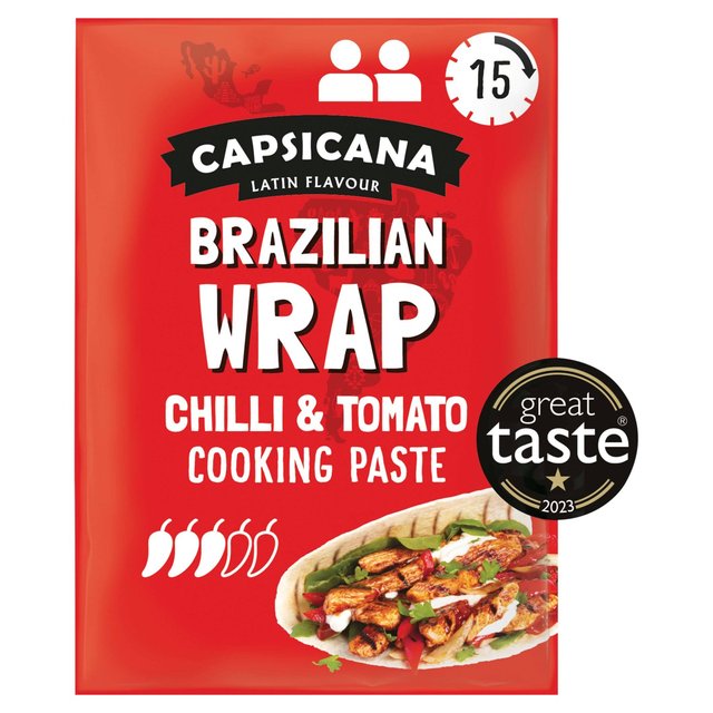 Capsicana Brazilian Chilli & Tomato Fajita Cooking Paste Serves 2 Medium   60g GOODS M&S   