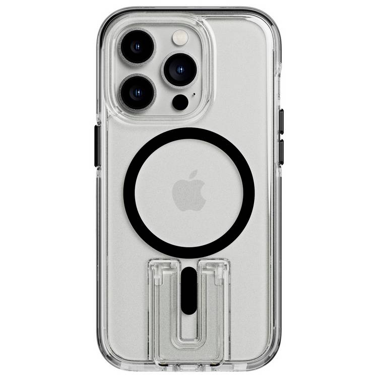 Tech21 Evo Crystal MagSafe phone case for iPhone 14 Pro, imported from the UK