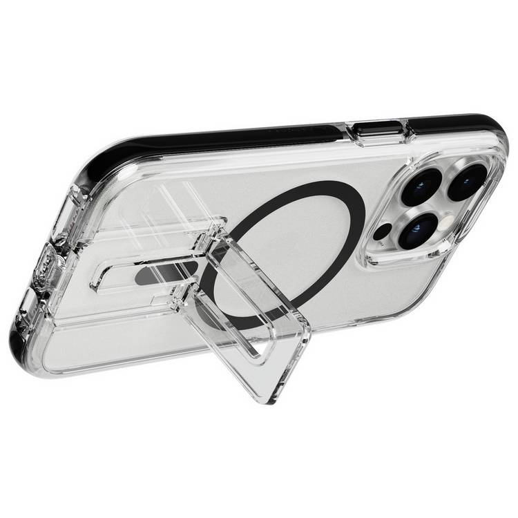 Tech21 Evo Crystal MagSafe phone case for iPhone 14 Pro, imported from the UK