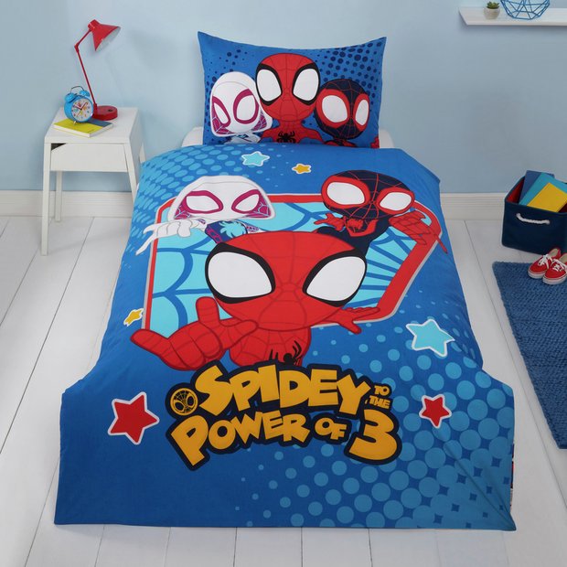 Disney Spidey and Friends bedding set single - British product