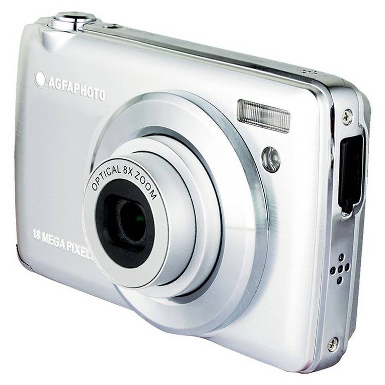 AGFA PHOTO compact digital camera DC8200 silver - British product