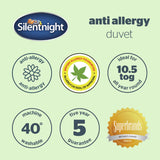 Silentnight Anti-Allergy 10.5 Tog Duvet - Superking