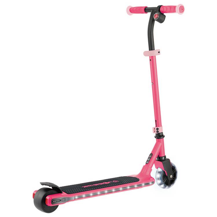 Globber E-motion 6 pink electric scooter for kids, imported from the UK