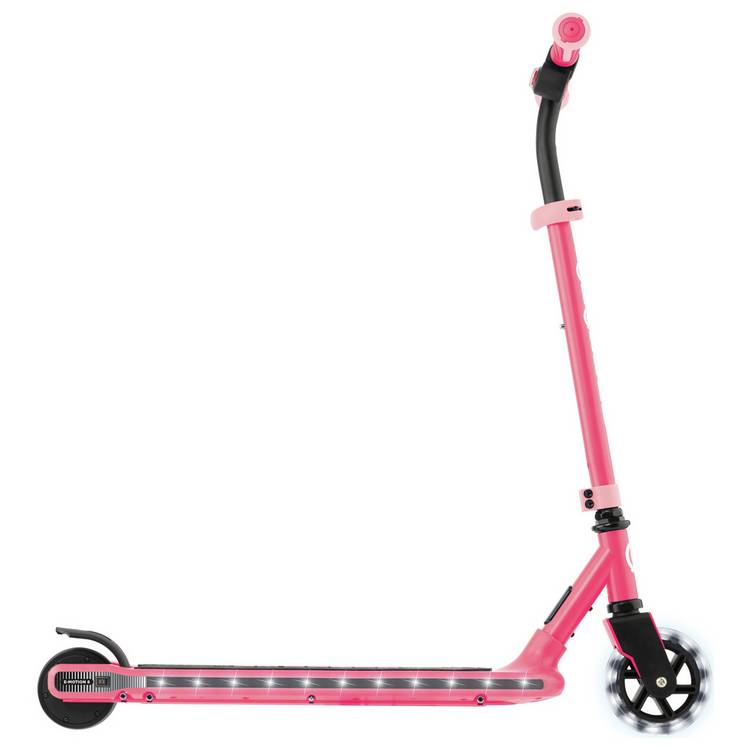 Globber E-motion 6 pink electric scooter for kids, imported from the UK