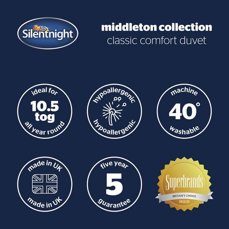 Silentnight duvet 10.5 Tog Single (British brand)