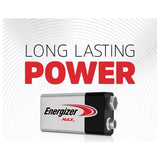 Energizer Max alkaline 9V batteries pack of 3 - British product