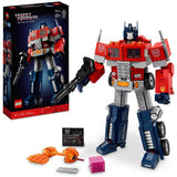 LEGO Icons Optimus Prime robot model set, UK version