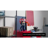 LEGO Icons Optimus Prime robot model set, UK version