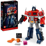 LEGO Icons Optimus Prime robot model set, UK version