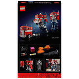 LEGO Icons Optimus Prime robot model set, UK version