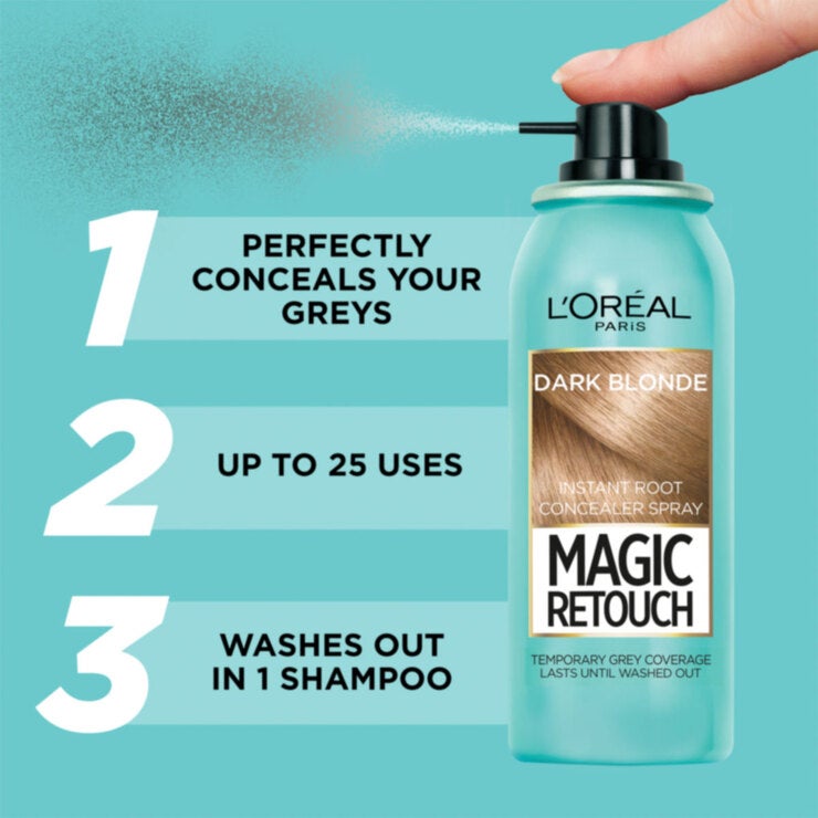 L'Oreal Magic Retouch root concealer spray in 3 colours 3x75ml, UK version