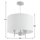 Argos Home brass and cream pendant light, UK version
