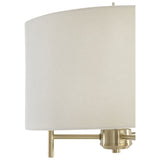 Argos Home brass and cream pendant light, UK version