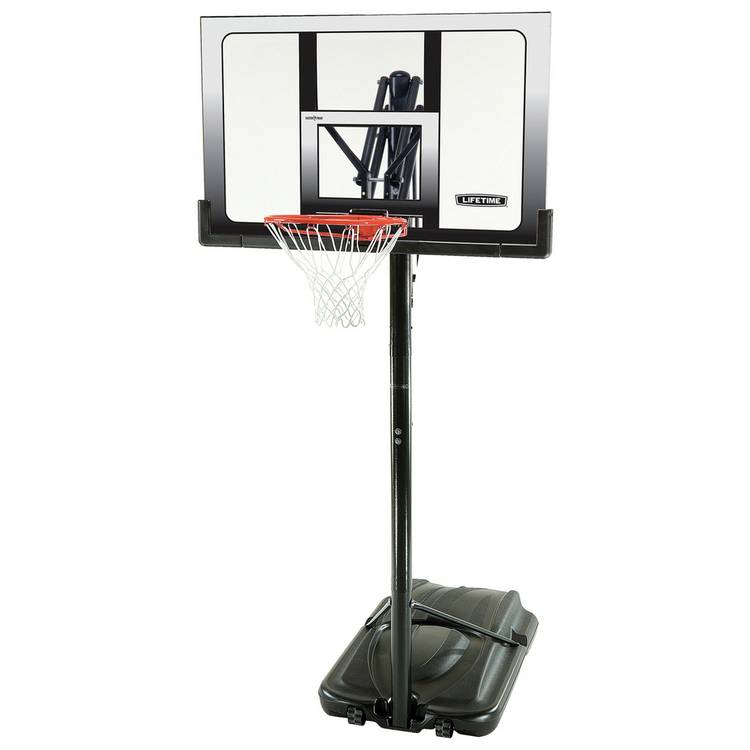 Lifetime adjustable portable basketball hoop 52 inch, imported from the UK