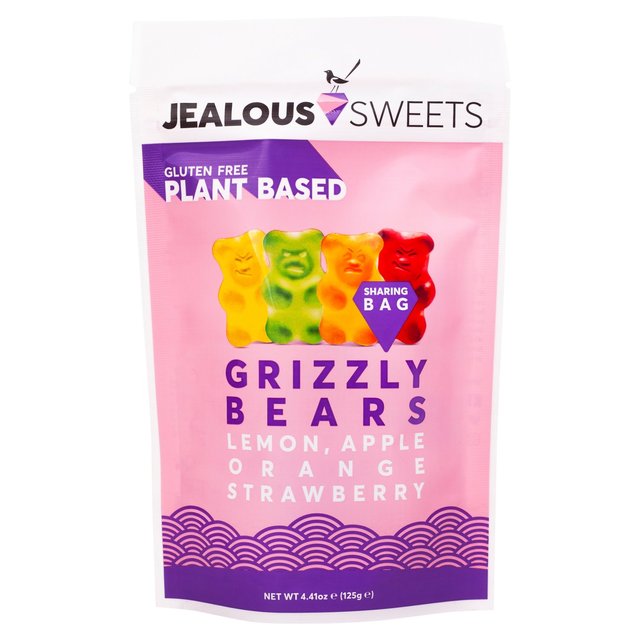 Jealous Sweets Grizzly Bears Plant-based Gummy Sweets   125g GOODS M&S   