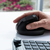 JLab JBuds ergonomic wireless mouse in black (British brand)