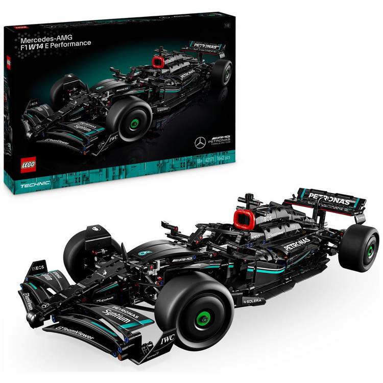 LEGO Technic Mercedes F1 building kit 1642 pieces, imported from the UK