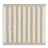 Habitat oatmeal stripe 2 pack face cloths (British brand)