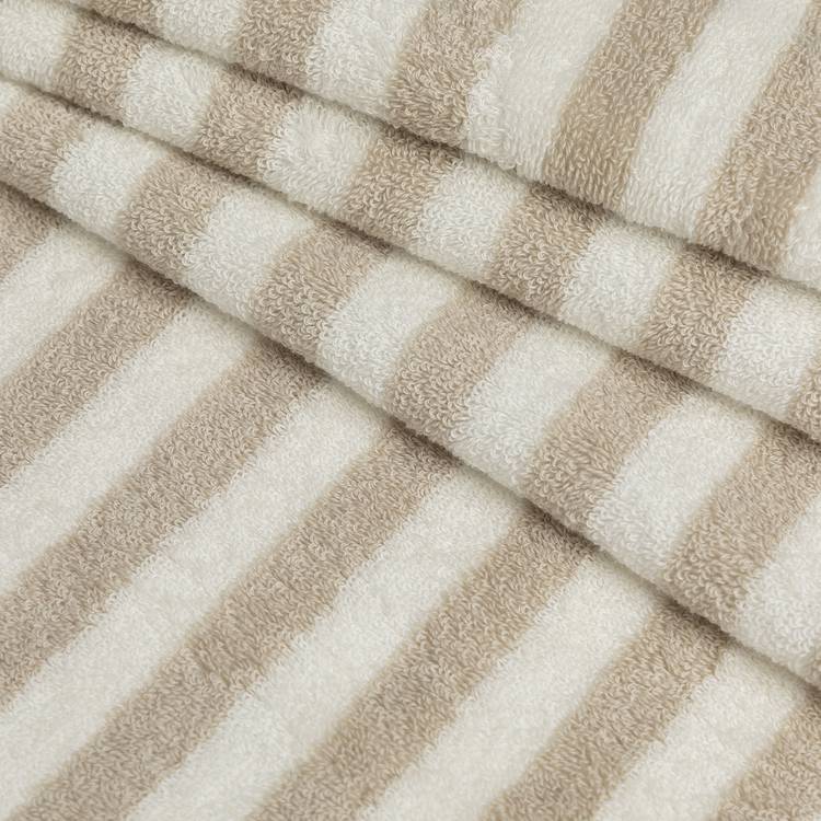 Habitat oatmeal stripe 2 pack face cloths (British brand)