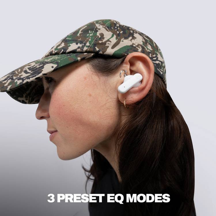 Skullcandy Smokin Buds true wireless earbuds in White, imported from the UK