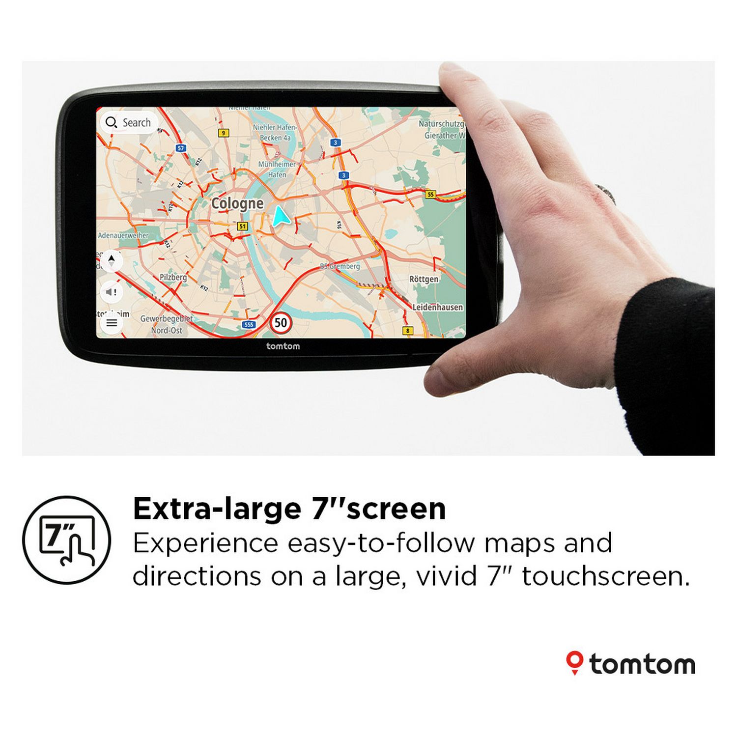 TomTom GO Navigator 7 car sat nav 7 inch (British brand)