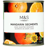 M&S Mandarin Orange Segments in Grape Juice   298g GOODS M&S   