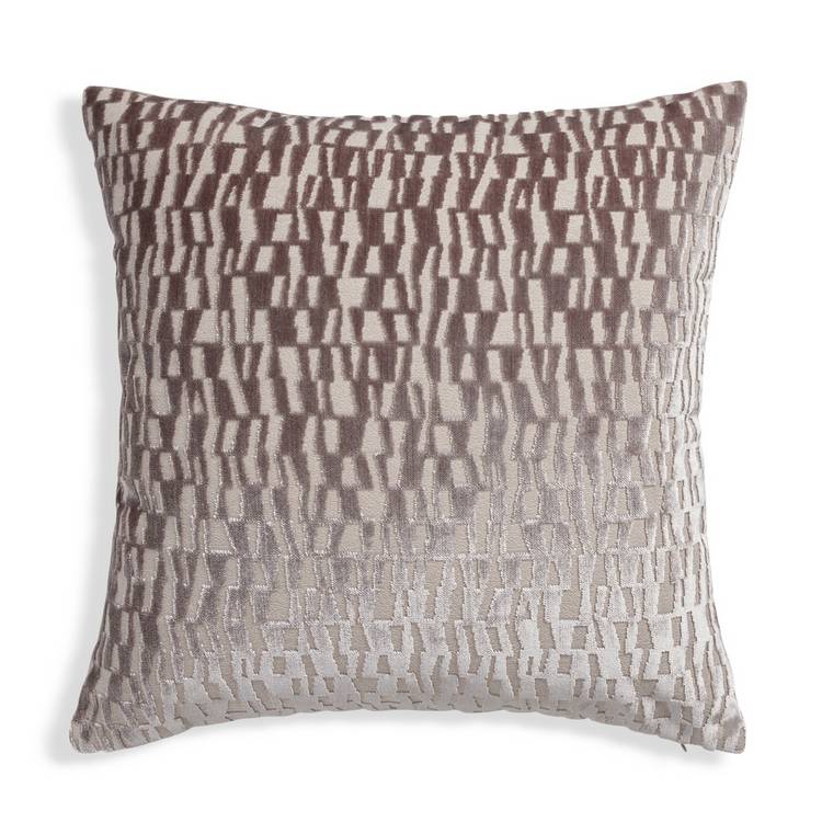 Habitat velvet jacquard cushion cover natural 43x43cm, UK version