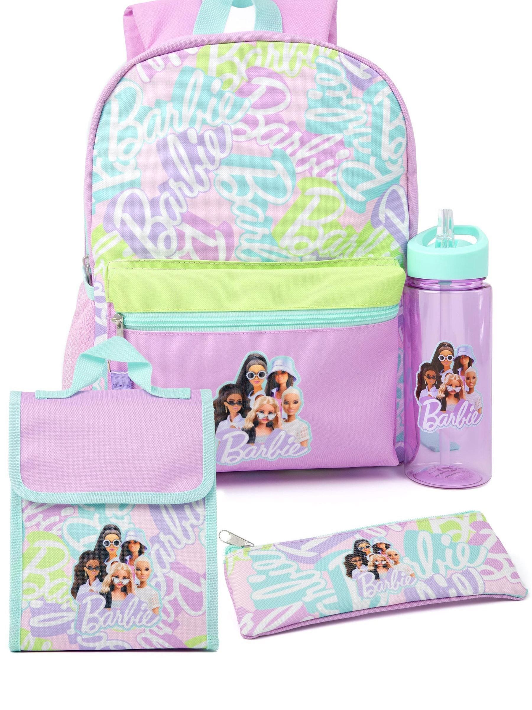 Vanilla Underground purple Barbie girls 4 piece backpack set, imported from the UK