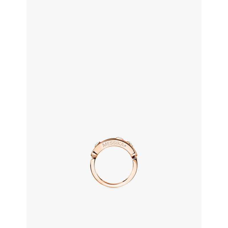 Messika Classic Move 18ct rose-gold diamond ring, UK version