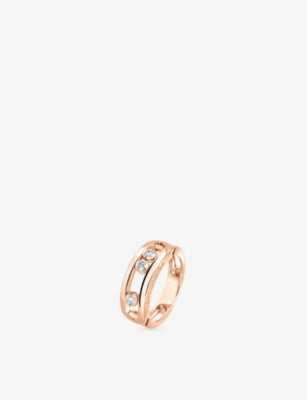 Messika Classic Move 18ct rose-gold diamond ring, UK version