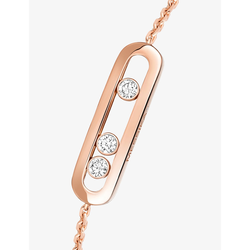 Messika Baby Move 18ct rose-gold diamond bracelet 0.10ct - British product