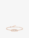 Messika Baby Move 18ct rose-gold diamond bracelet 0.10ct - British product