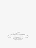 Messika Baby Move bracelet 18ct white gold 0.10ct diamond (British brand)